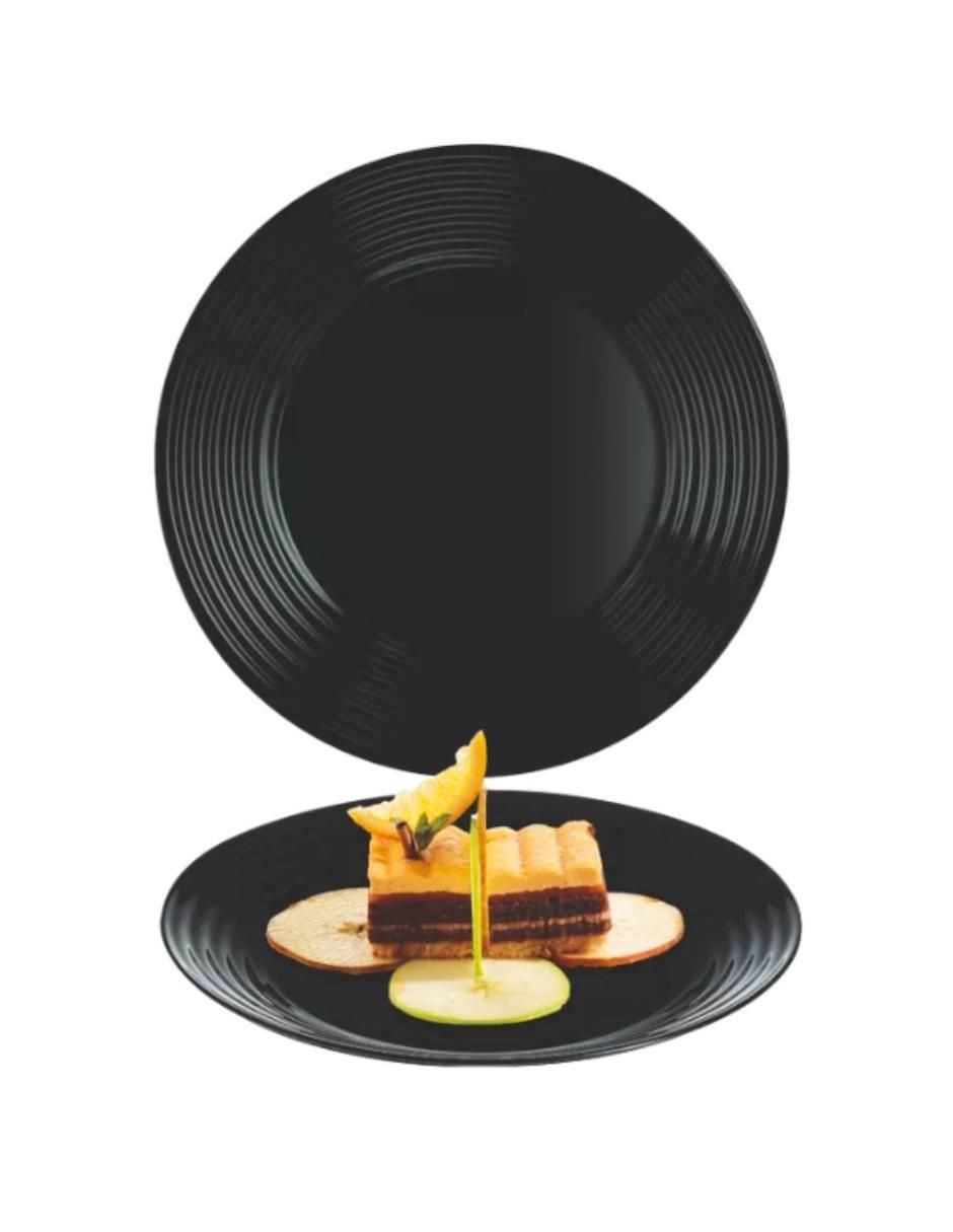 Plato postre Harena de vidrio 4 piezas