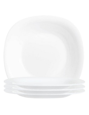 Plato postre Carine de vidrio 4 piezas Plato postre Carine de vidrio 4 piezas