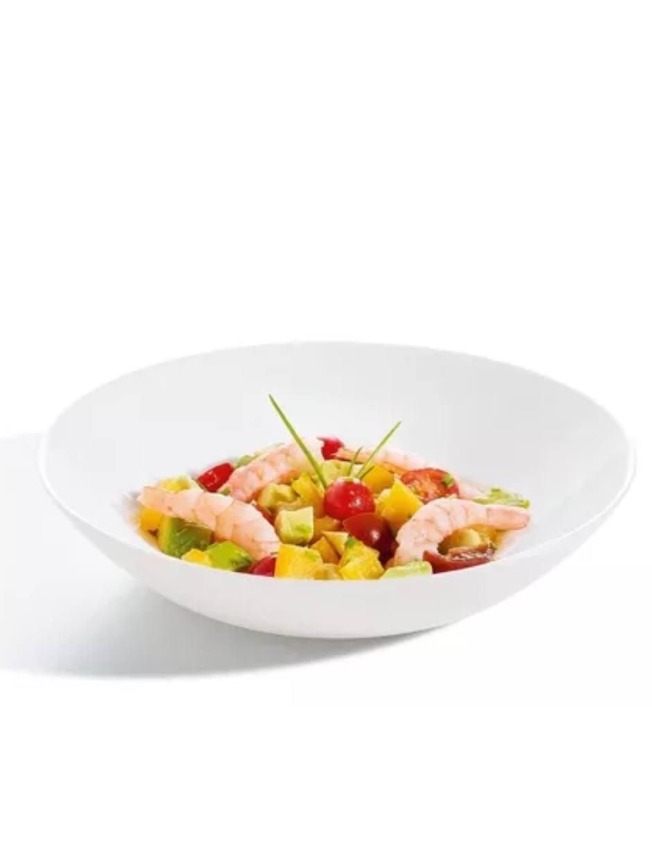 Plato sopa Luminarc Diwali de vidrio 4 piezas