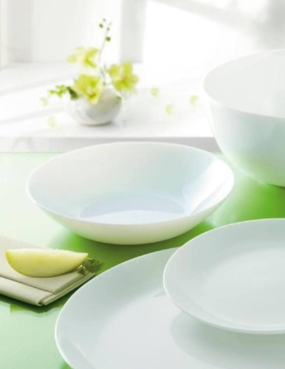 Plato sopa Luminarc Diwali de vidrio 4 piezas