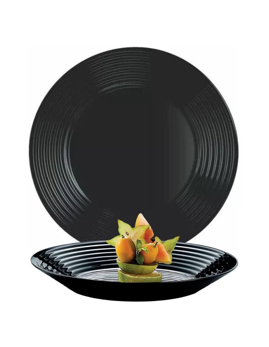 Plato sopa Harena de vidrio 4 piezas 2