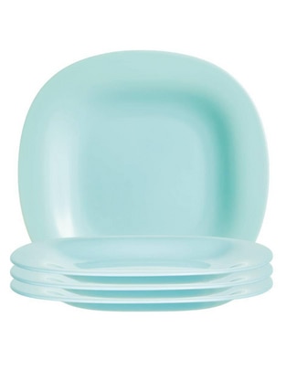 Plato trinche Carine de vidrio 4 piezas