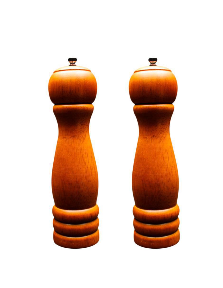 Set salero y pimentero de madera Set salero y pimentero de madera