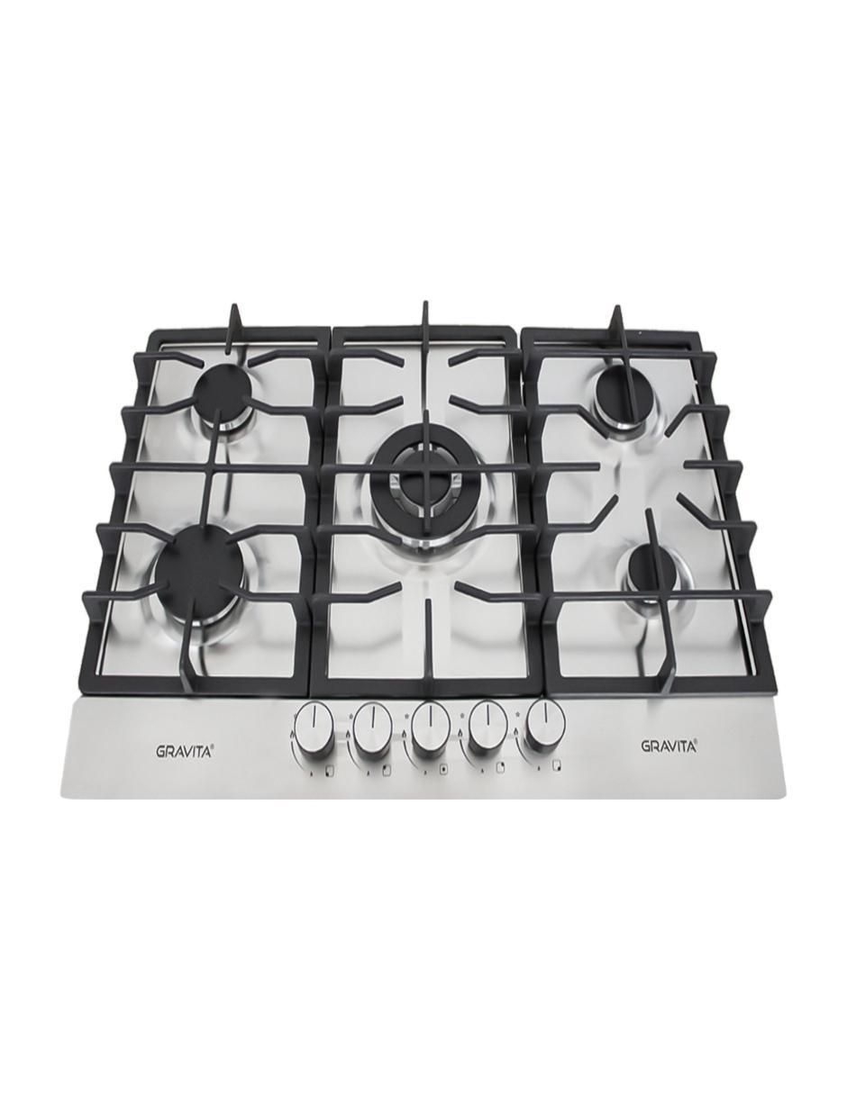 Parrilla Gravita HBS5715 de acero inoxidable