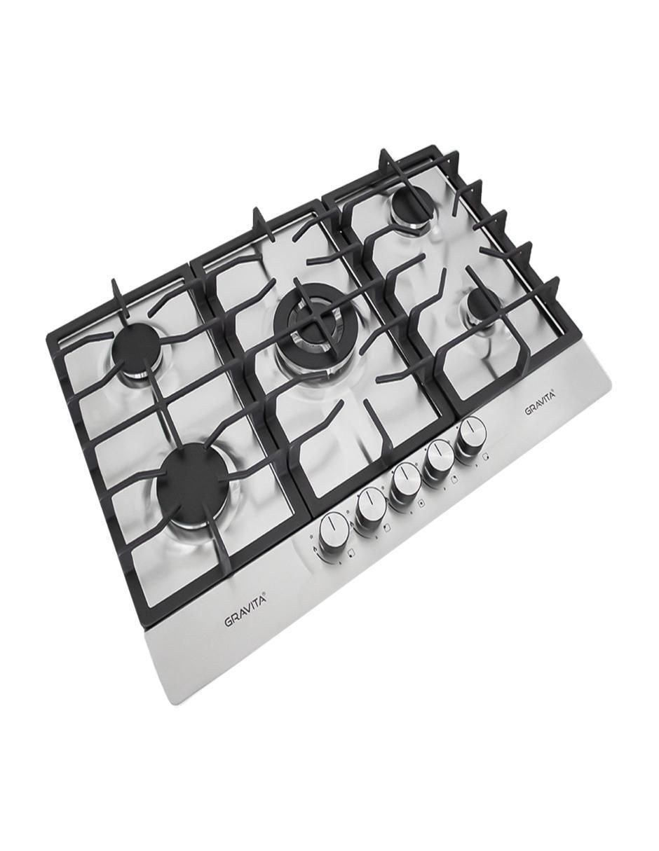 Parrilla Gravita HBS5715 de acero inoxidable