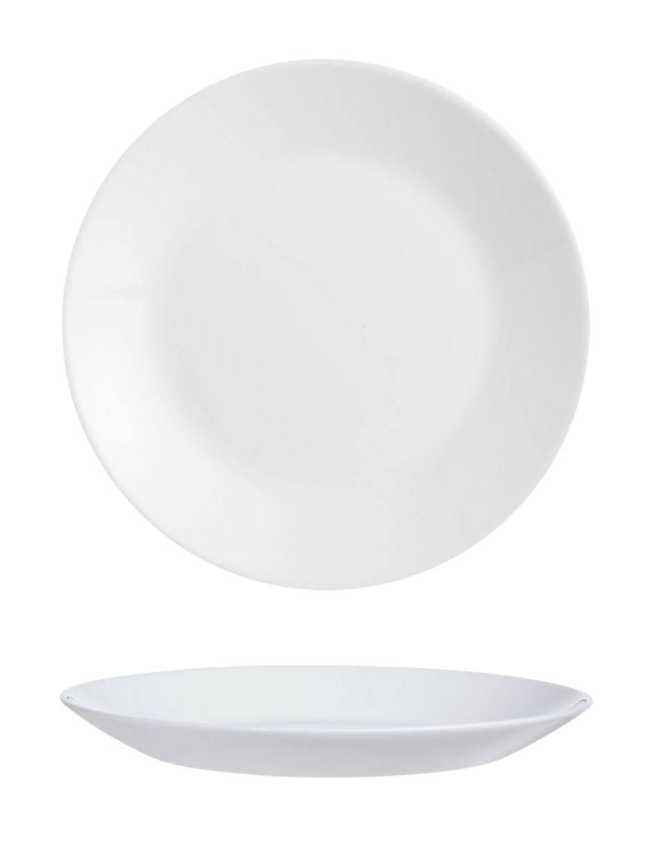 Plato postre Zelie de vidrio 4 piezas