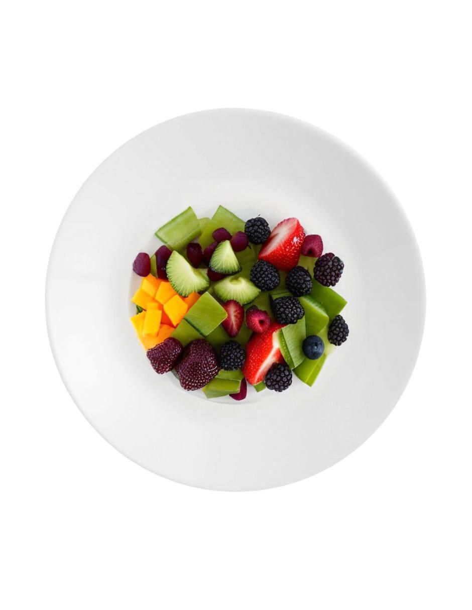 Plato postre Zelie de vidrio 4 piezas
