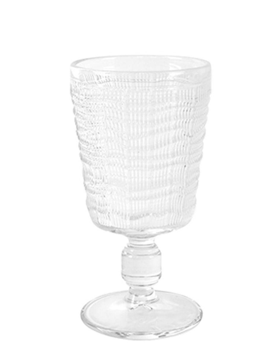 Copa para agua de vidrio 4 piezas