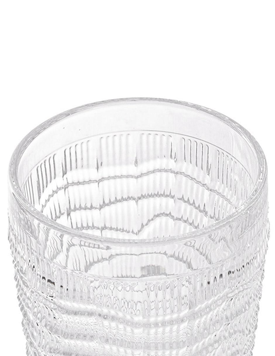 Copa para agua de vidrio 4 piezas