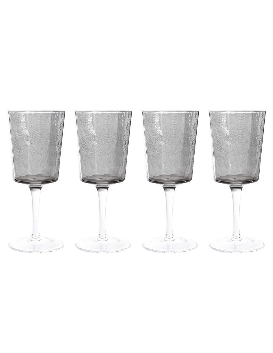 Copa para vino de vidrio 4 piezas Copa para vino de vidrio 4 piezas