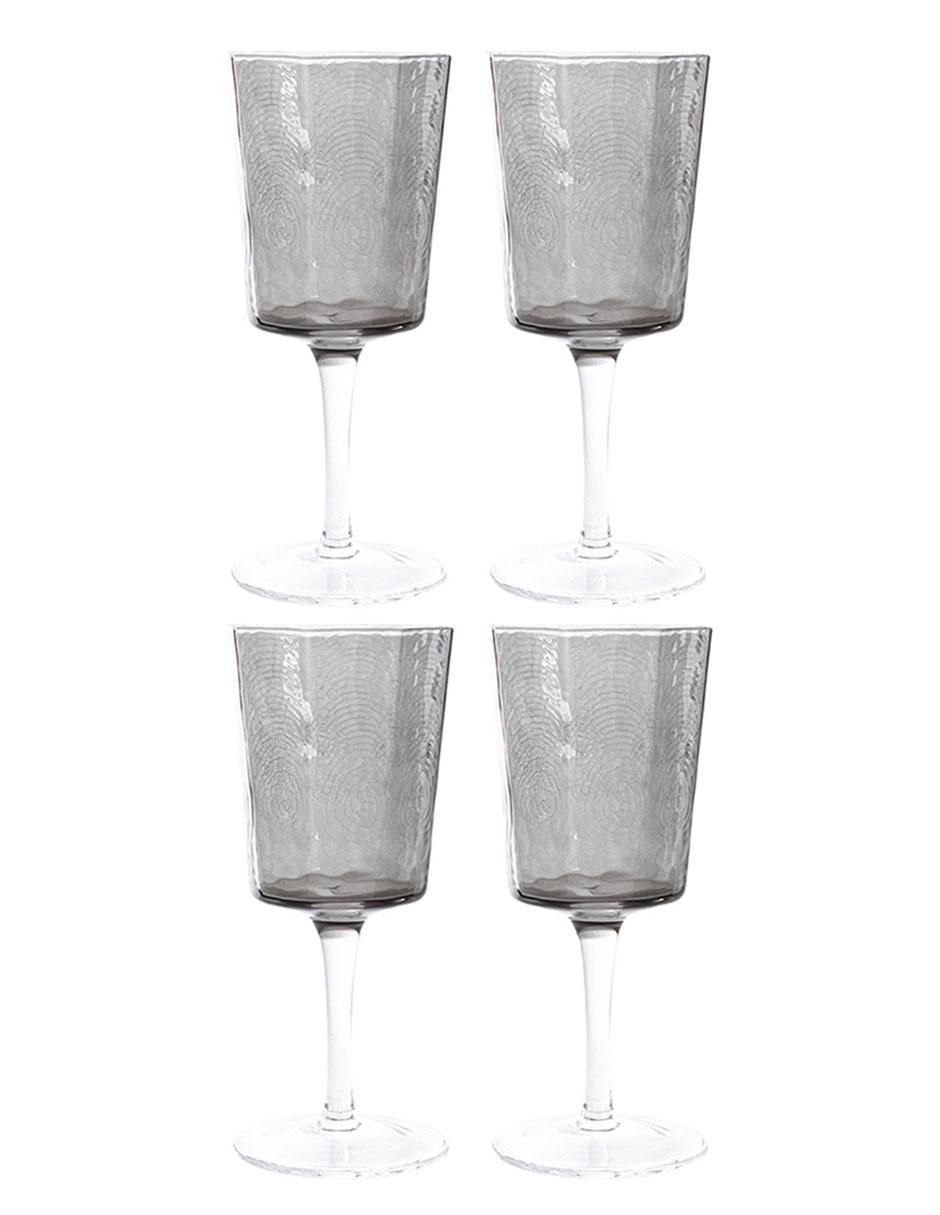 Copa para vino de vidrio 4 piezas 4