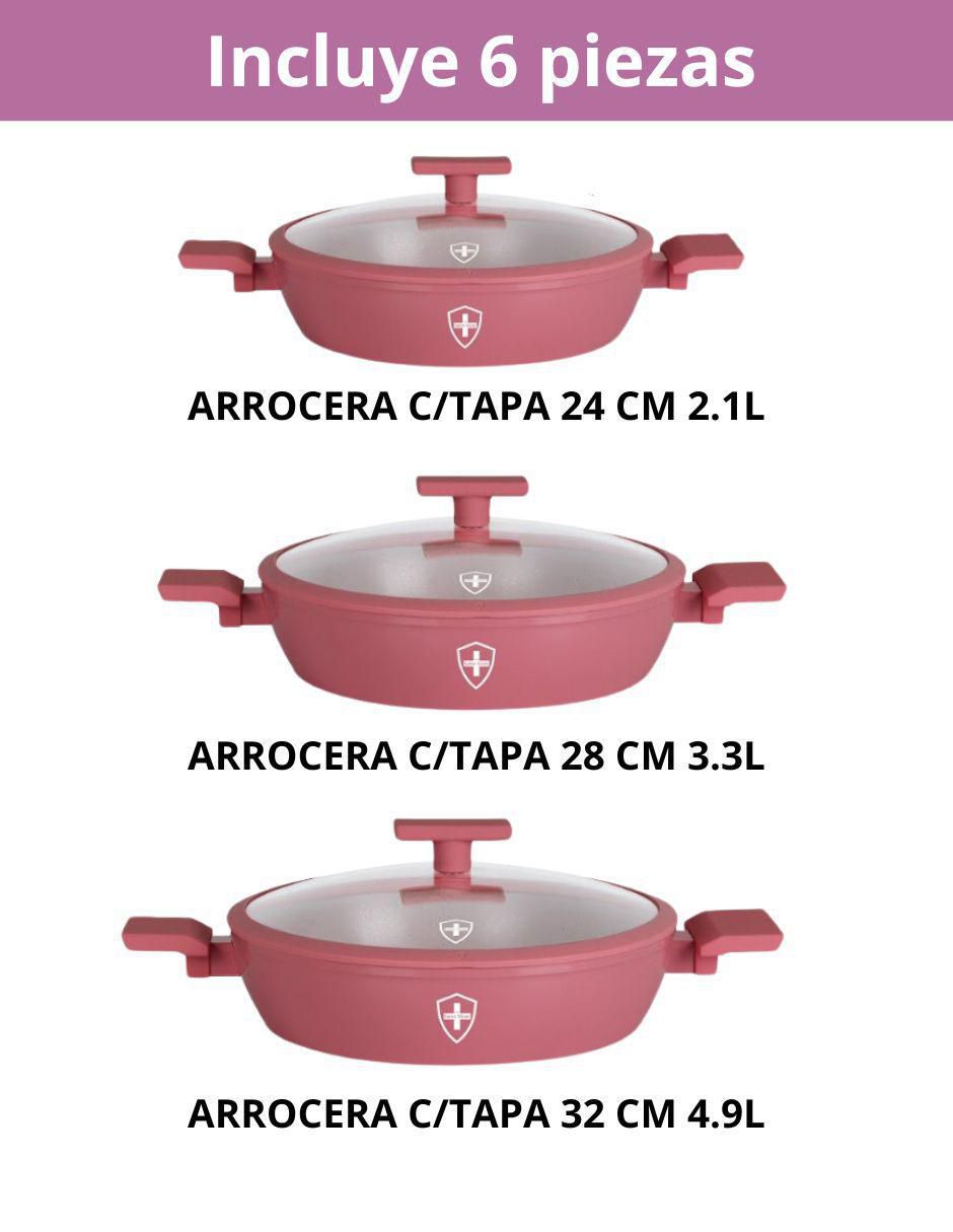 Set arrocera convencional Swiss Silver