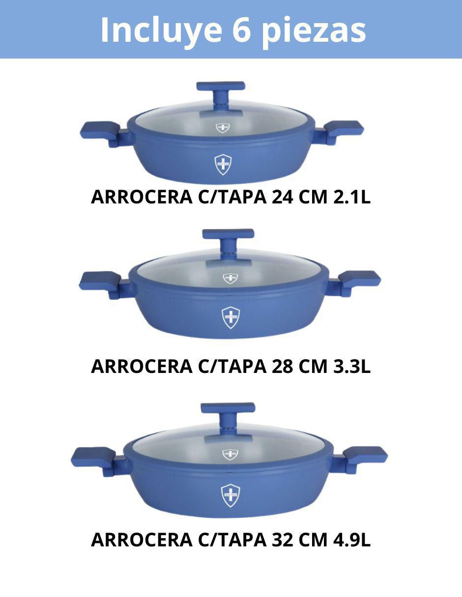 Set arrocera convencional Swiss Silver