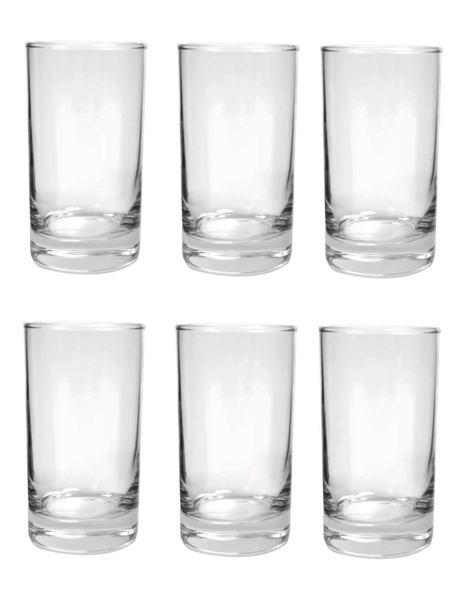 Set de vasos para agua de vidrio con 6 piezas Set de vasos para agua de vidrio con 6 piezas