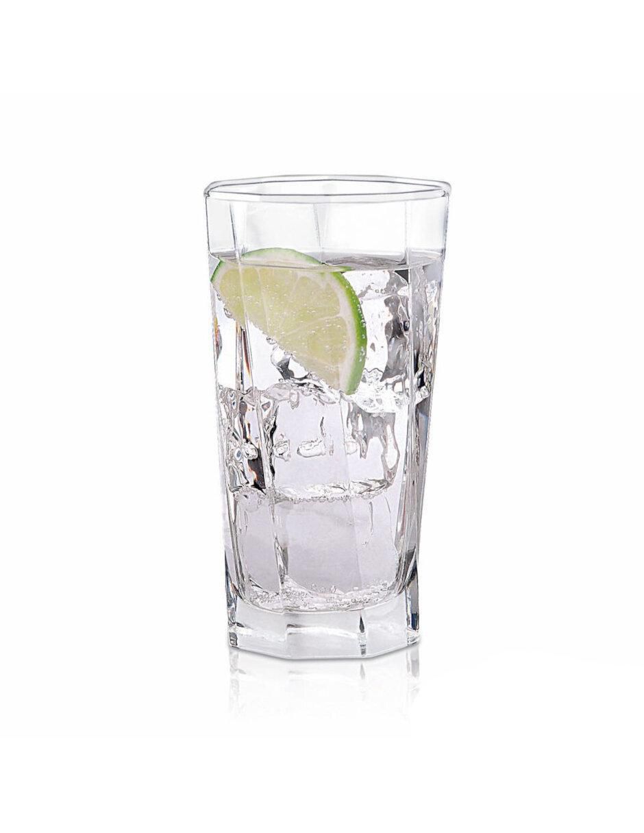 Set de vasos para agua de vidrio con 6 piezas 2