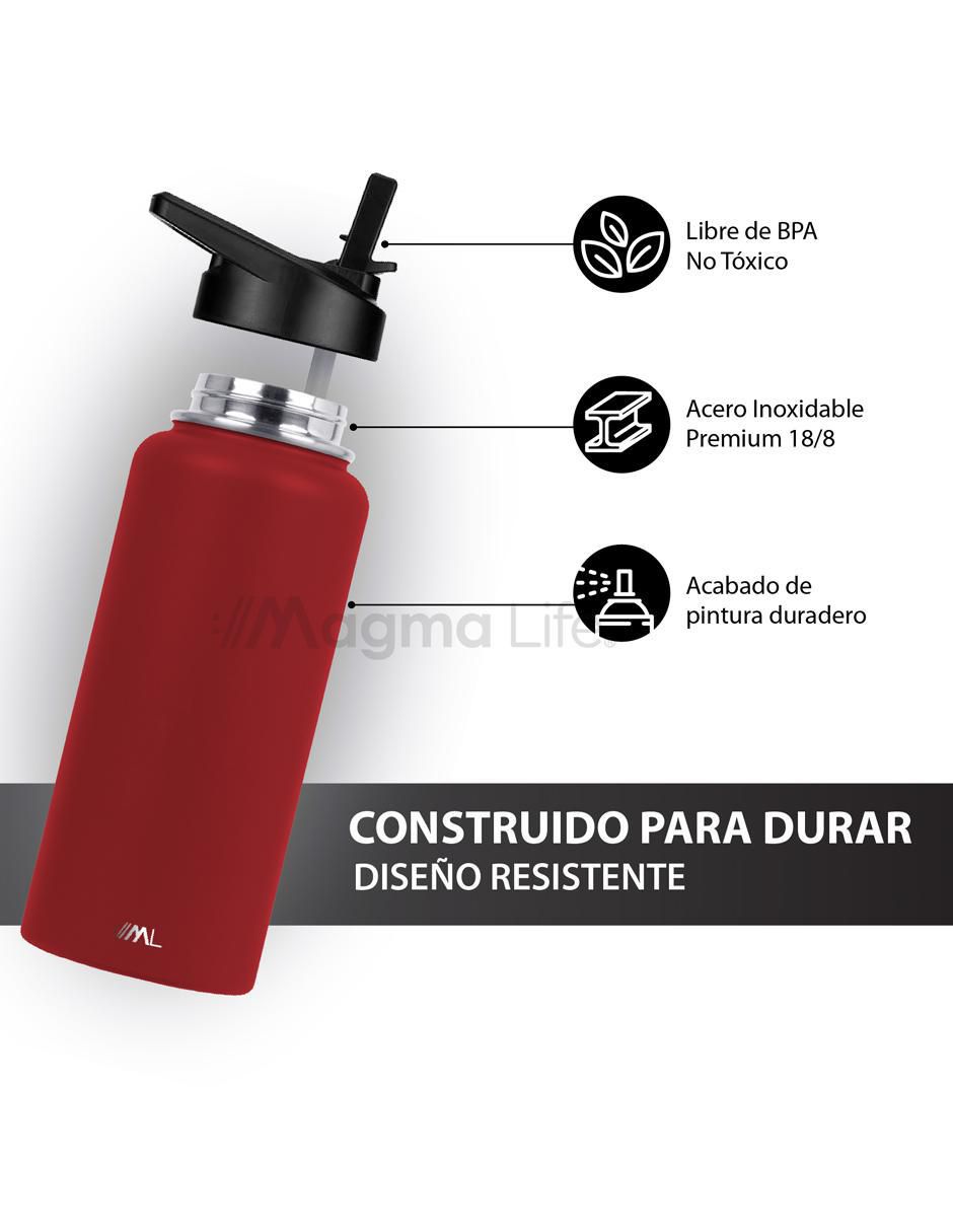 Termo de acero inoxidable con tapa rosca 3