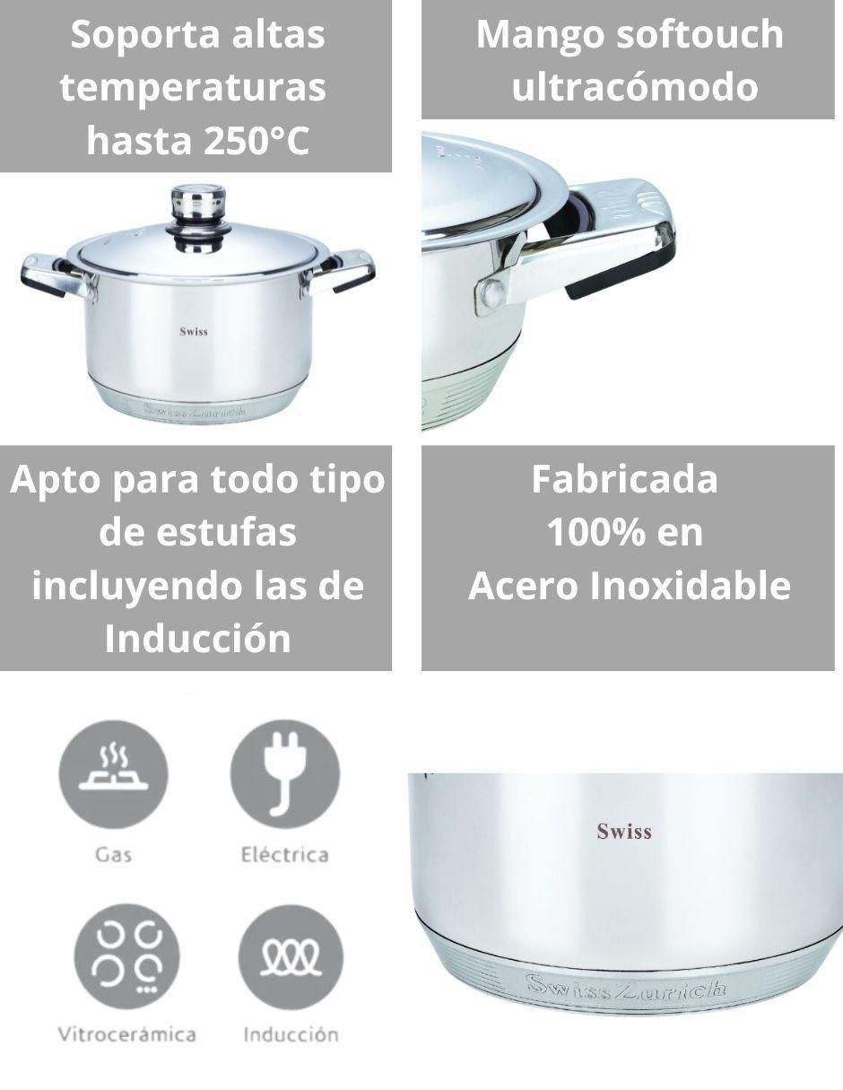 Batería de cocina de acero inoxidable 16 piezas 2