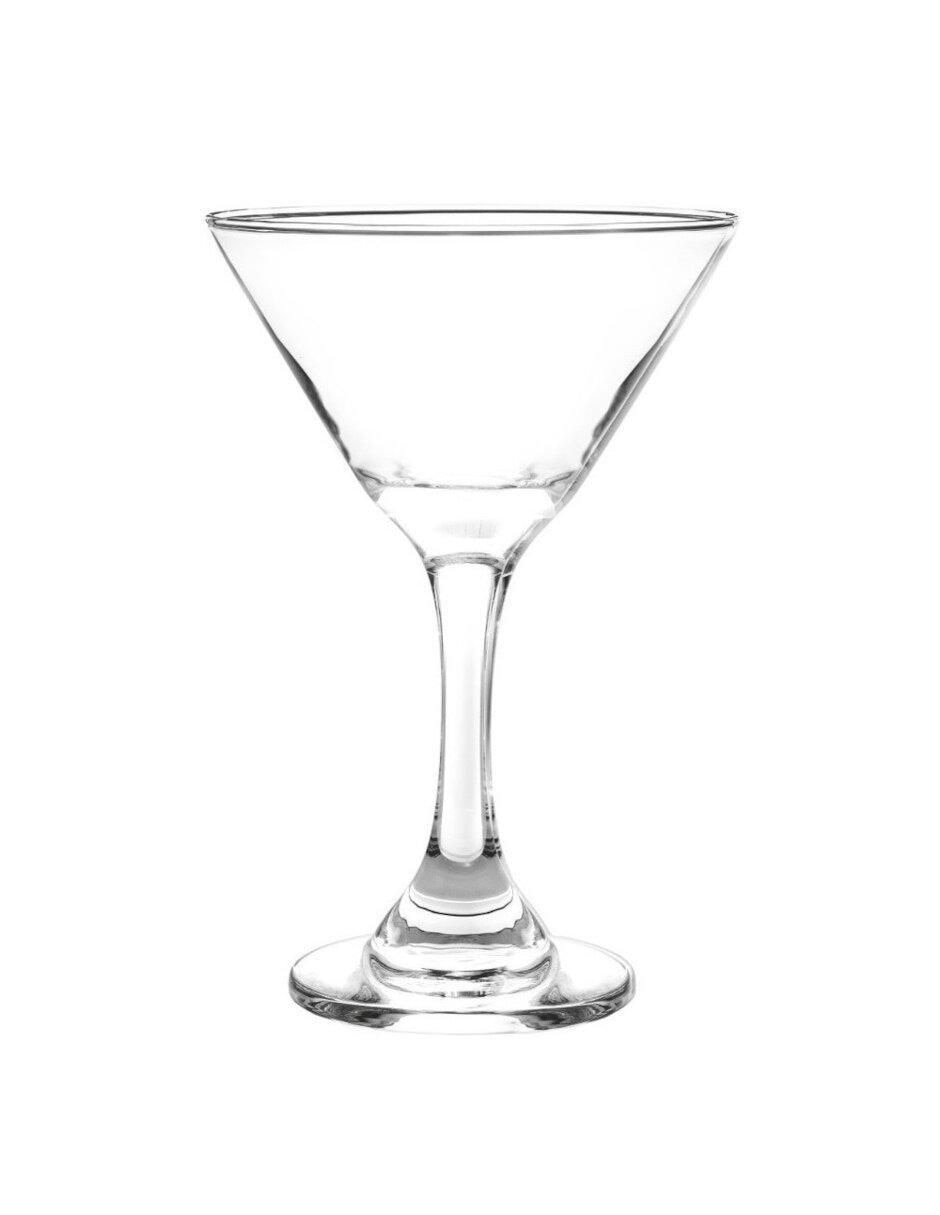 Copa para martini de vidrio 6 piezas 3