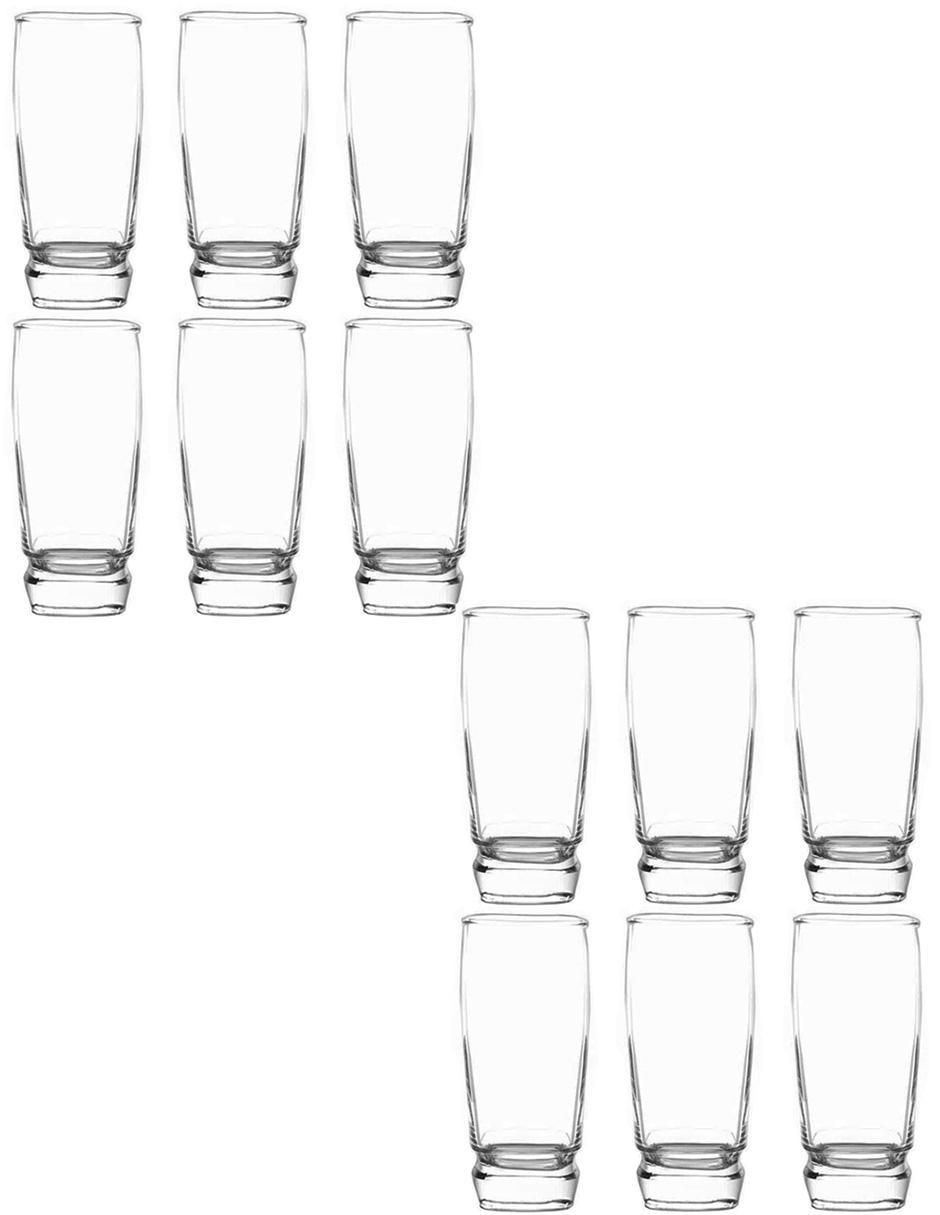 Set de vasos para agua de vidrio con 12 piezas Set de vasos para agua de vidrio con 12 piezas