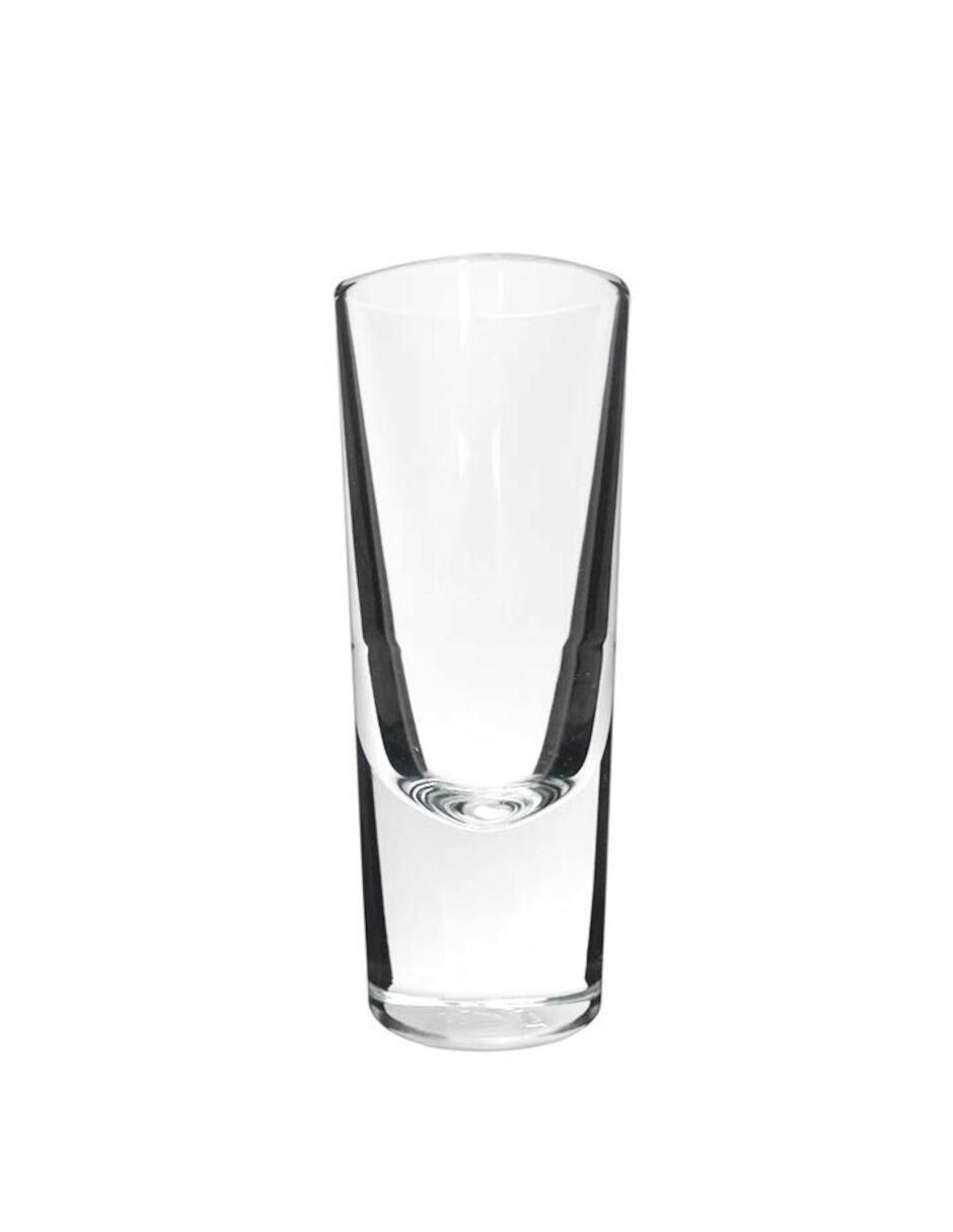 Set de vasos tequileros de vidrio con 6 piezas 2