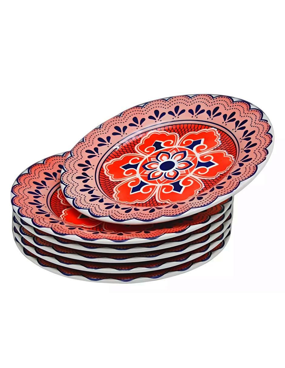 Plato trinche de cerámica 6 piezas 1