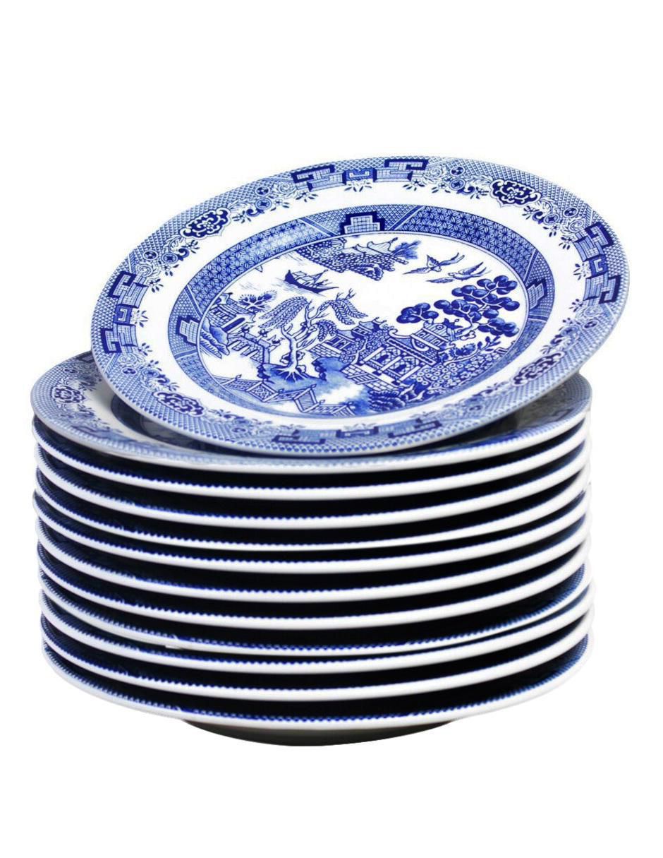 Plato trinche de cerámica 12 piezas 1