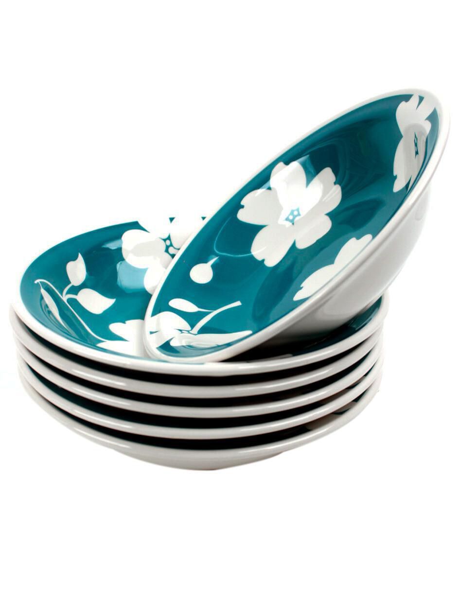 Plato sopa de cerámica 6 piezas 1