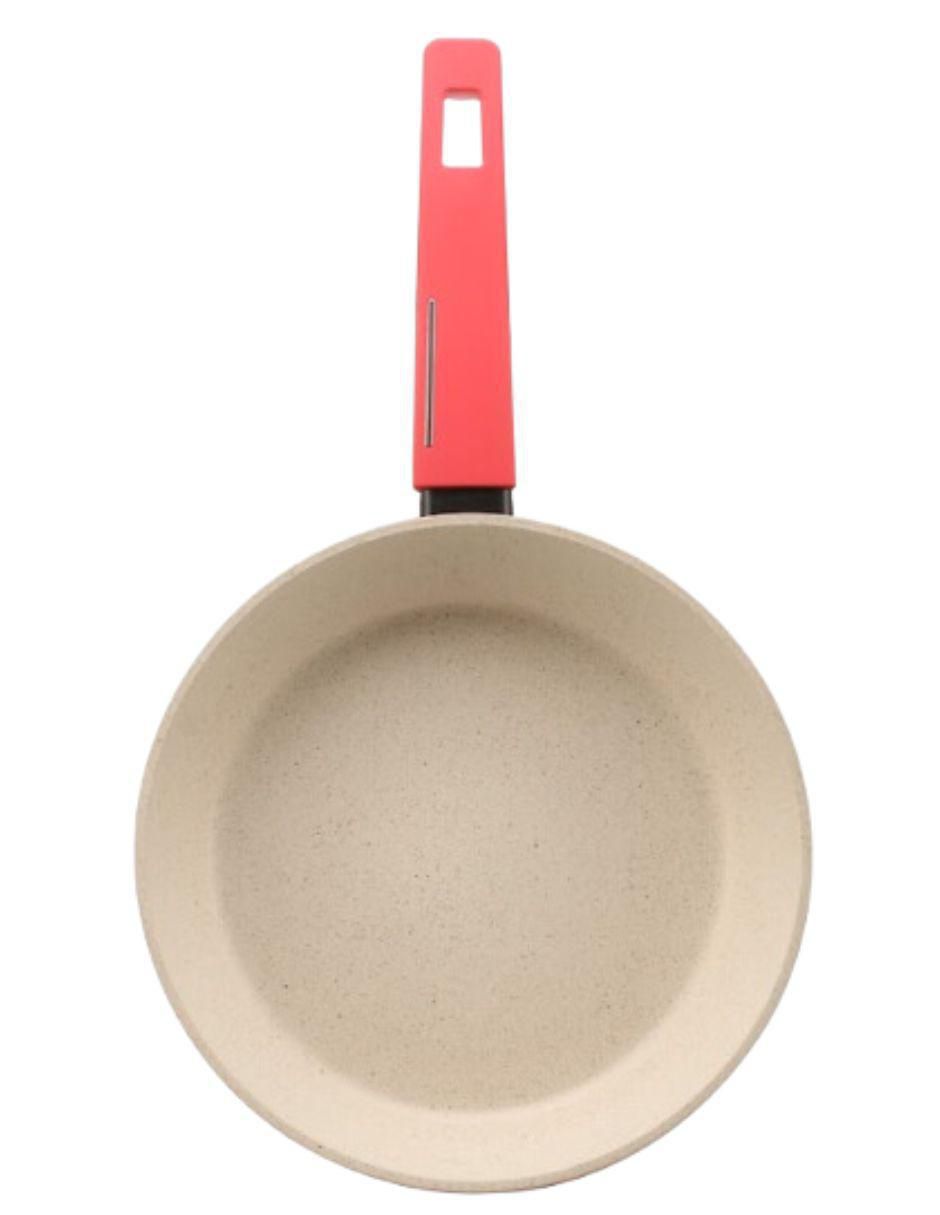 Set de sartenes Swiss Silver Marmol de aluminio 3 piezas 4
