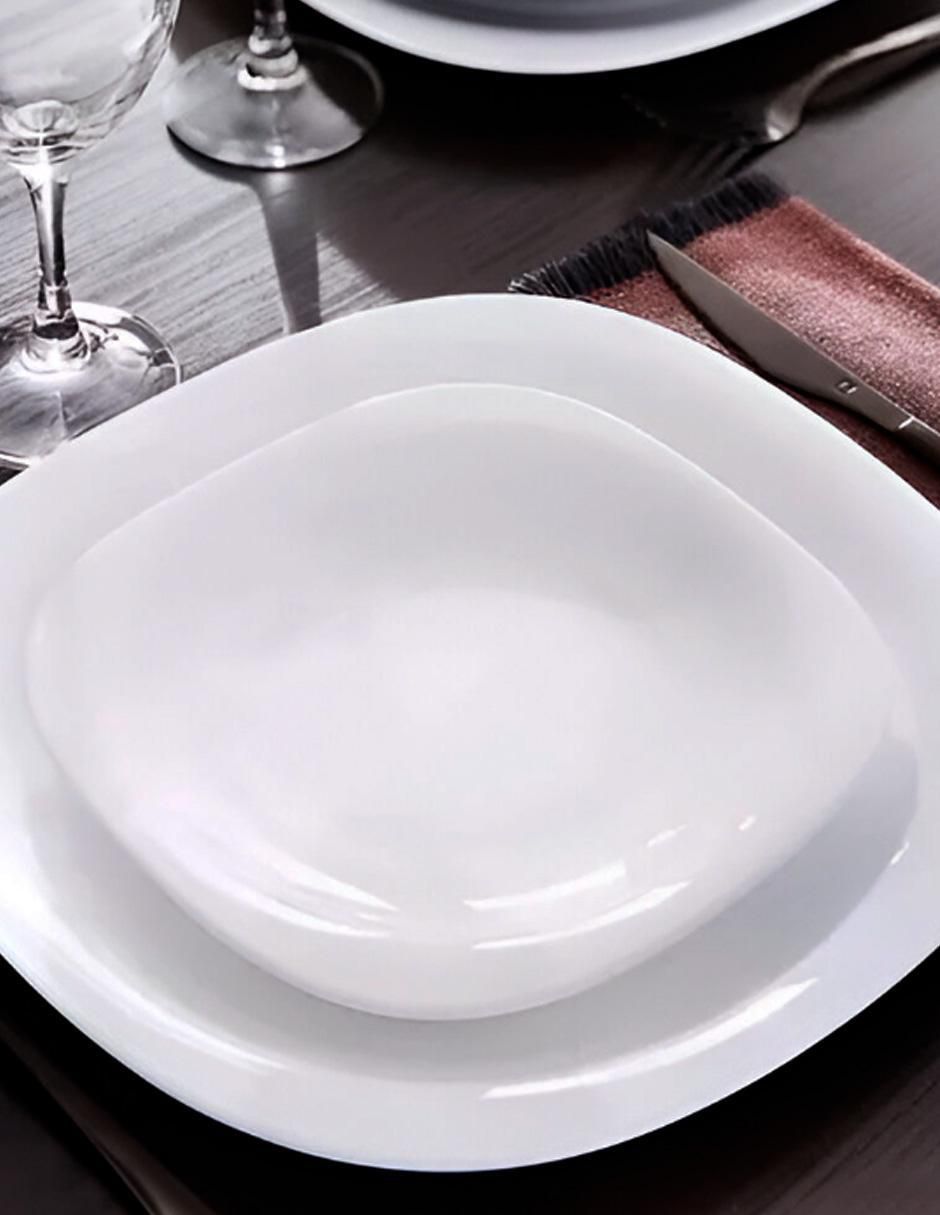 Plato sopa de vidrio 6 piezas Plato sopa de vidrio 6 piezas