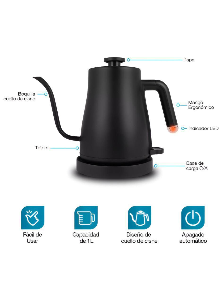 Tetera eléctrica Wünd de acero inoxidable