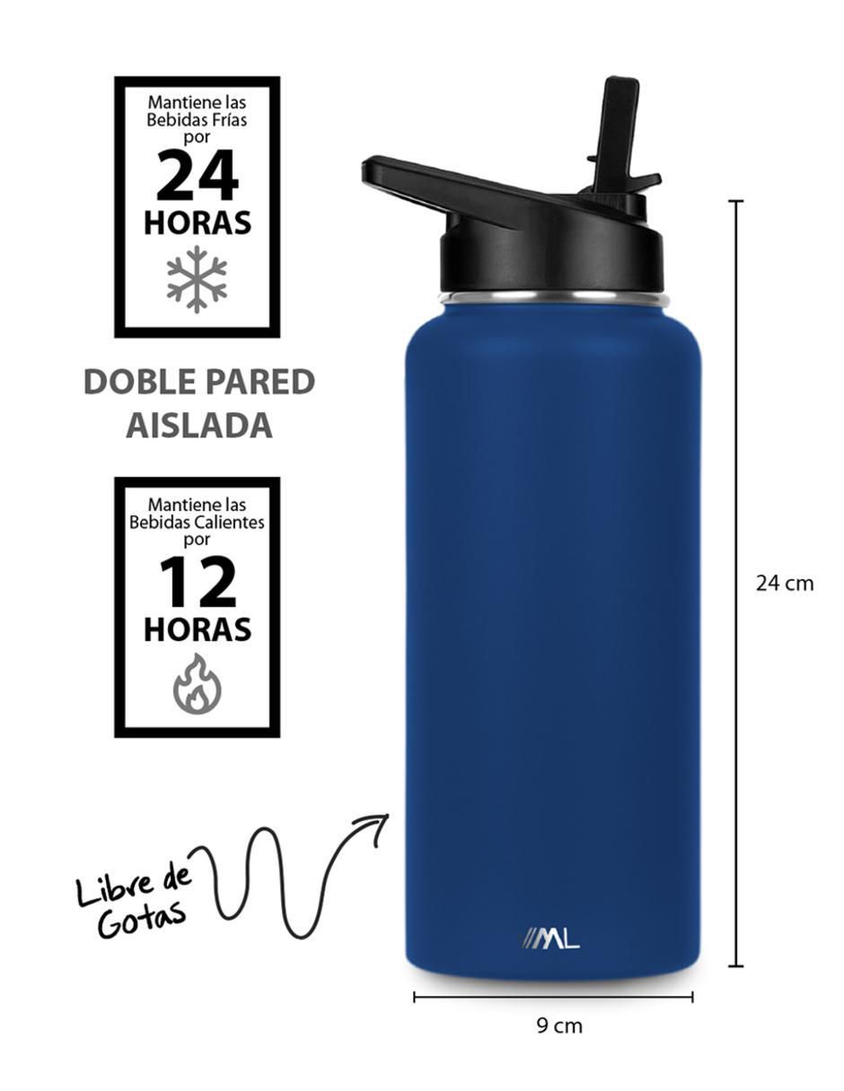 Termo de acero inoxidable con tapa rosca 950 ml 6