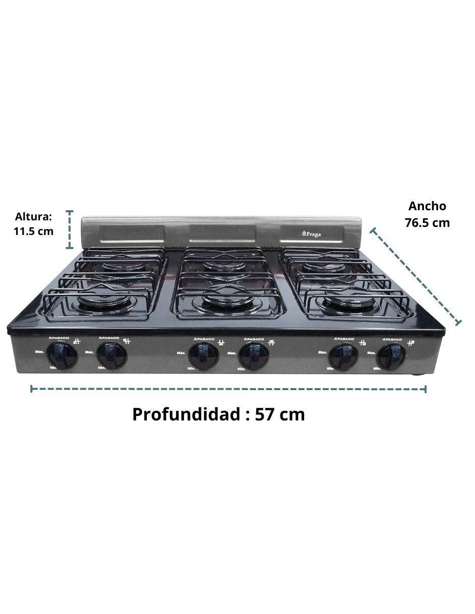 Parrilla Fraga P330 de acero porcelanizado