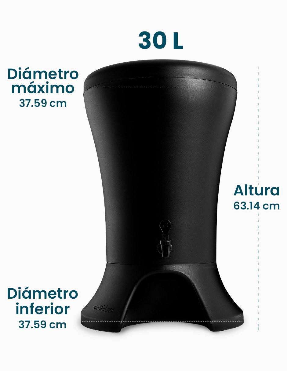 Filtro purificador de agua Ecofiltro MAZ30SMNG