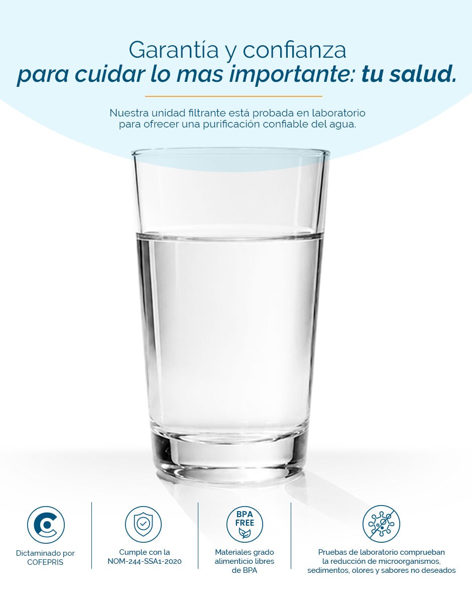Filtro purificador de agua 10