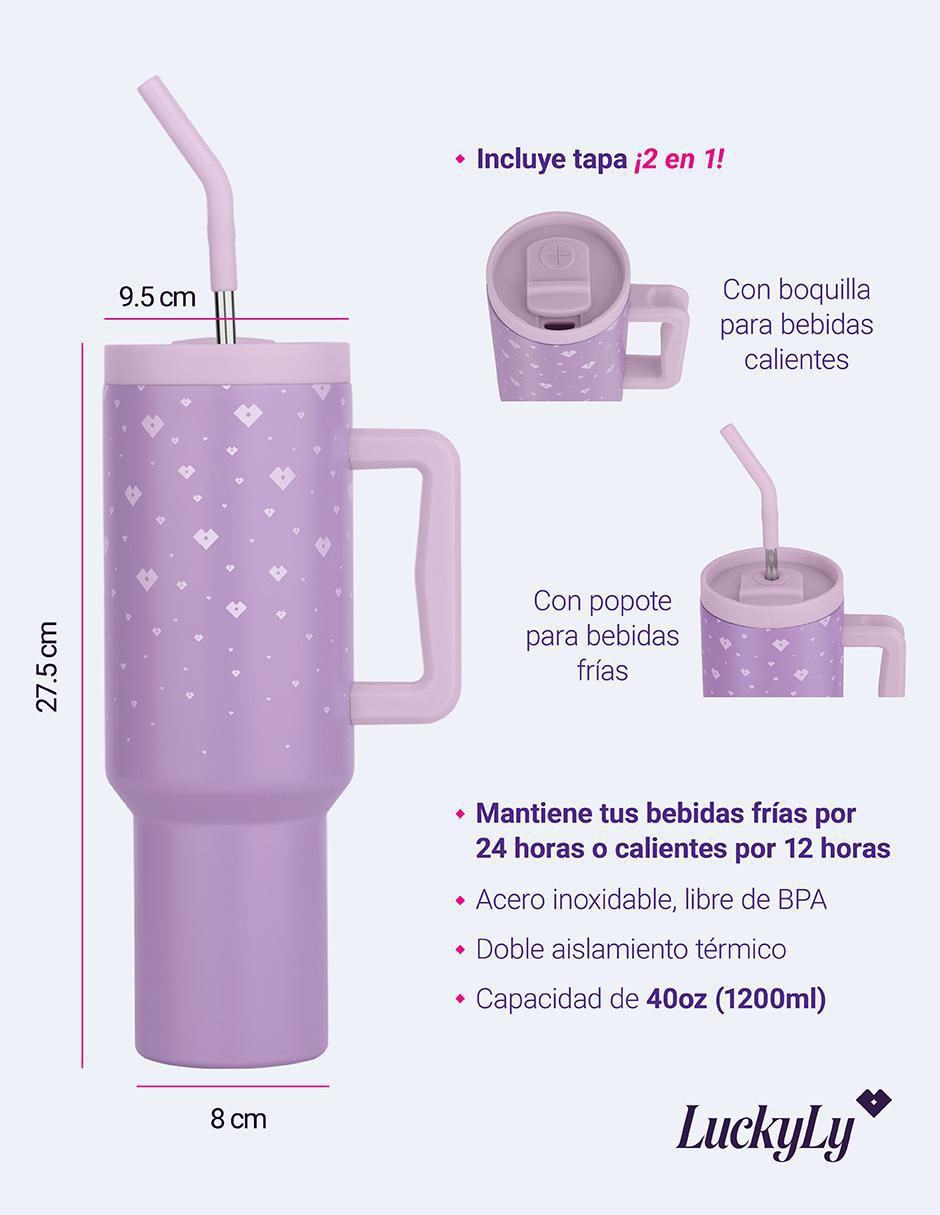 Termo de acero inoxidable Tiana con tapa rosca 7