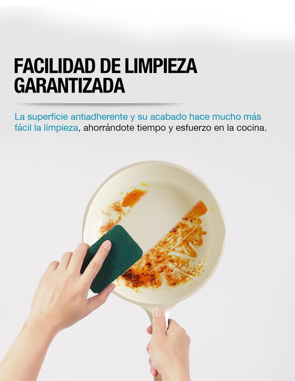 Batería de cocina Cairo de cerámica antiadherente cerámica 10 piezas