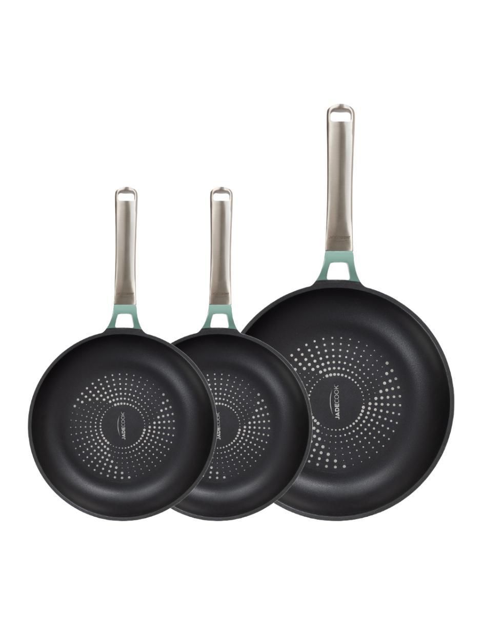 Set de sartenes Pro Series de aluminio anodizado 3 piezas Set de sartenes Pro Series de aluminio anodizado 3 piezas