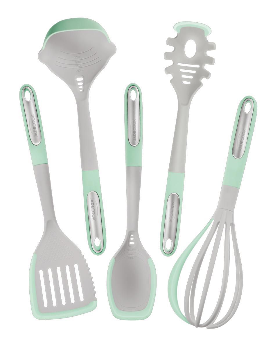 Batería de cocina Jade Smart de aluminio anodizado antiadherente minerales naturales 19 piezas