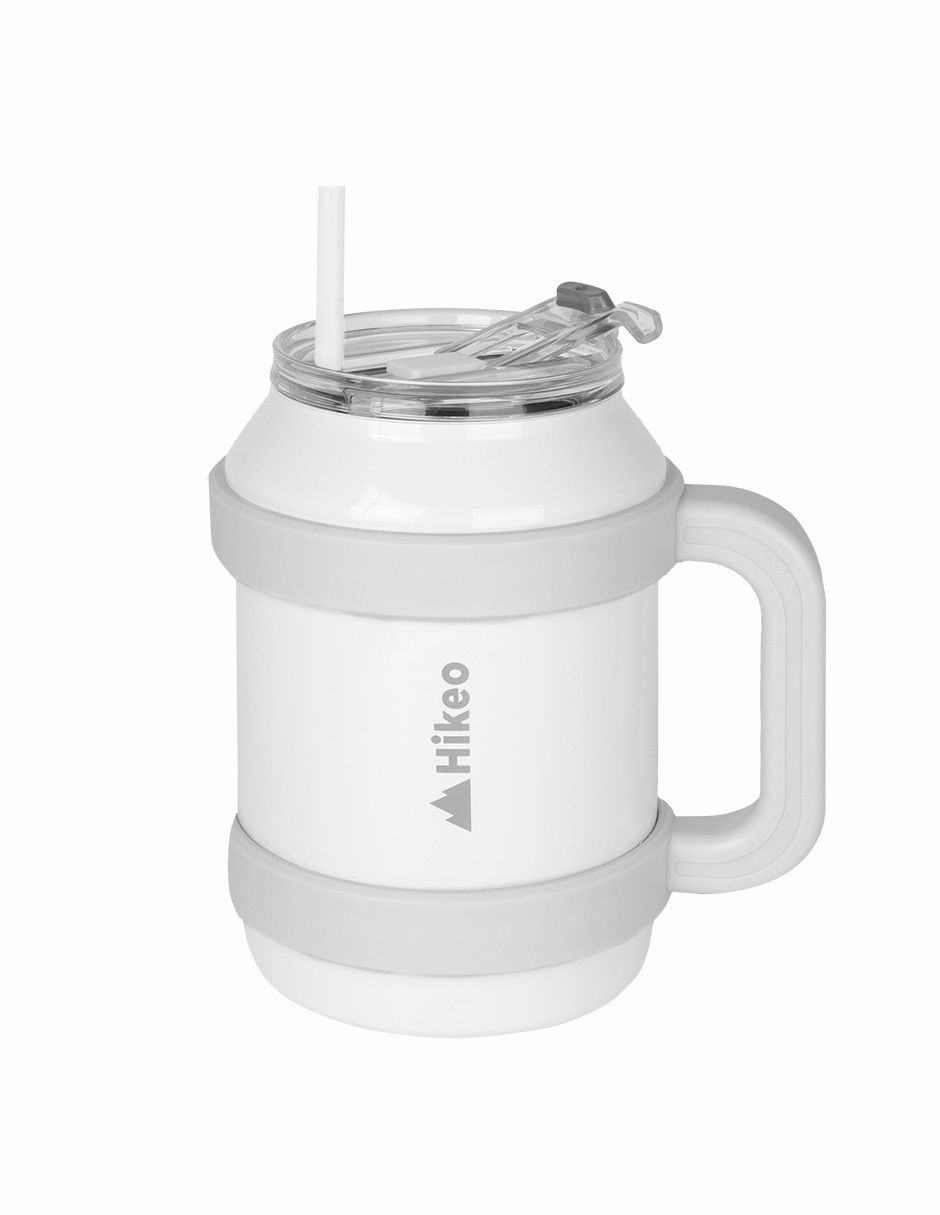 Termo doble pared de acero inoxidable con tapa a presión 1.5 L 7