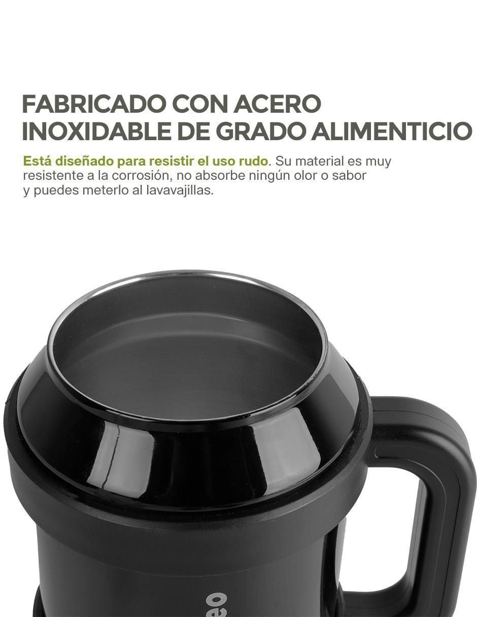 Termo doble pared de acero inoxidable con tapa a presión 1.5 L 8