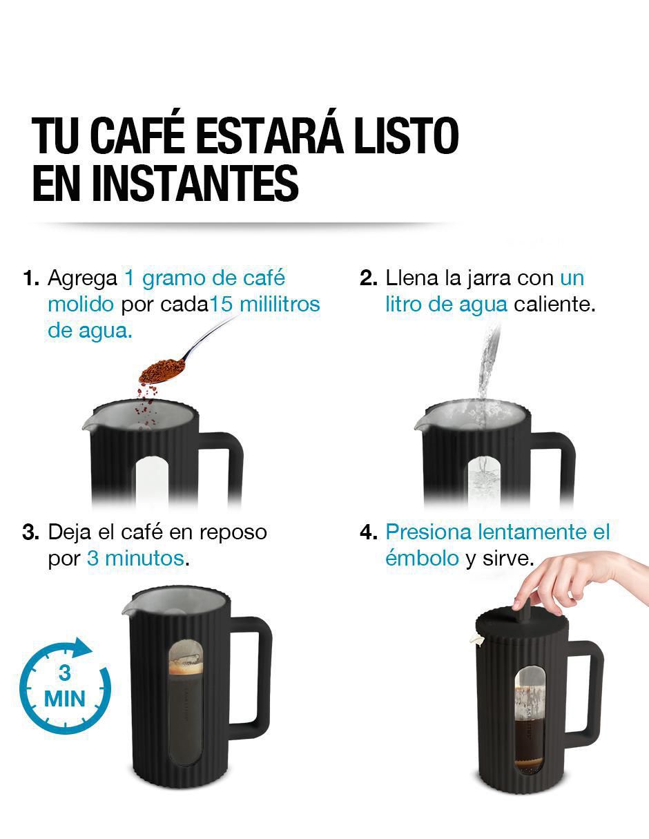 Prensa francesa Le Creuset de acero inoxidable 6
