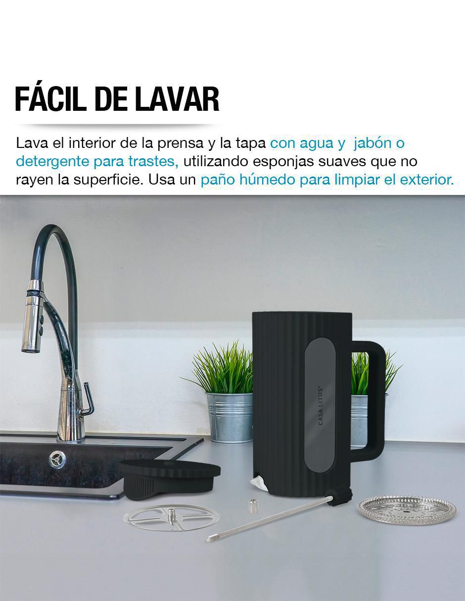 Prensa francesa Le Creuset de acero inoxidable 7