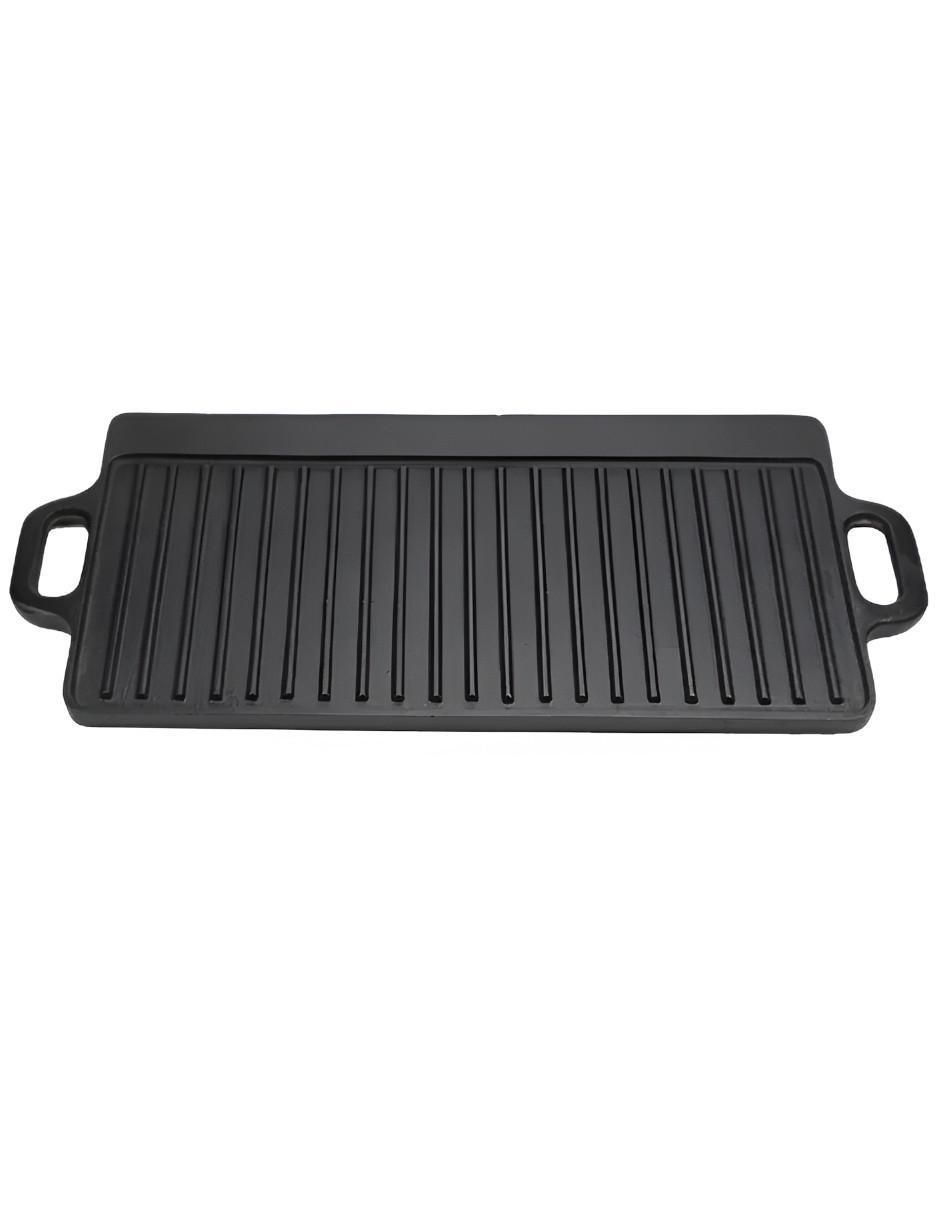 Sartén grill de hierro fundido
