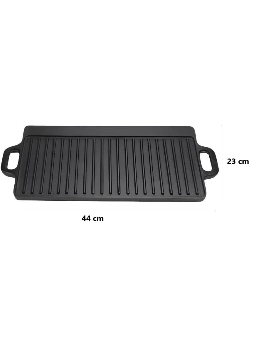 Sartén grill de hierro fundido 7
