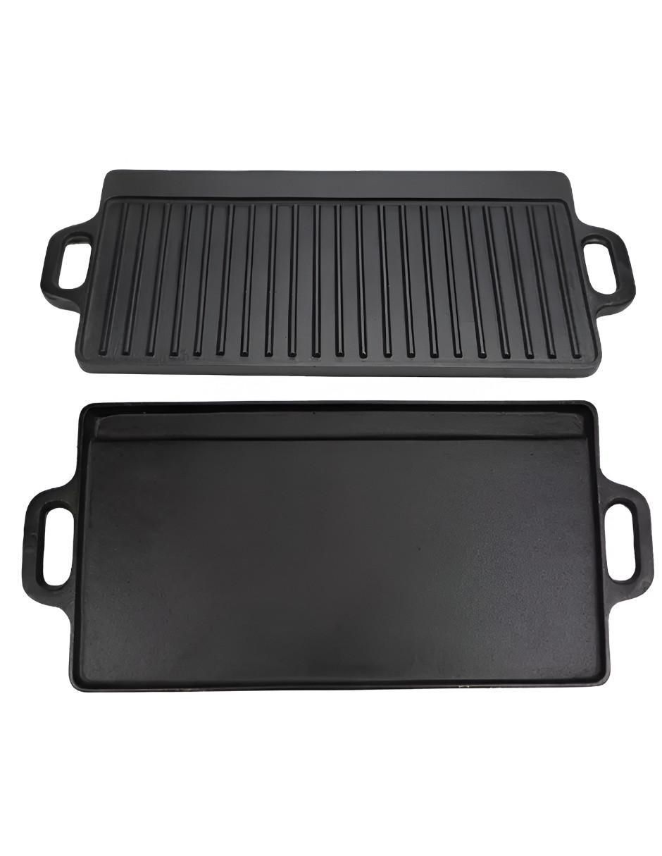 Sartén grill de hierro fundido 6