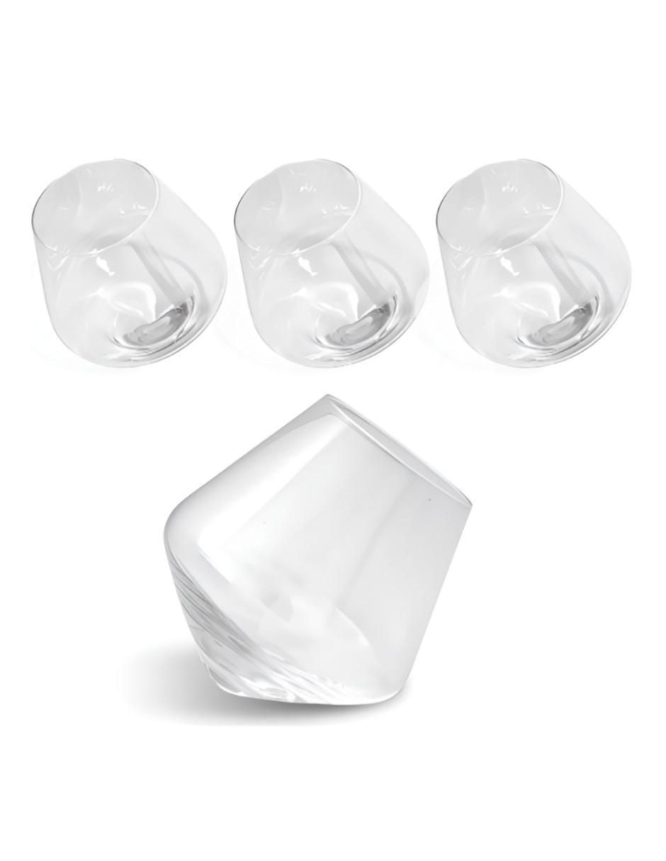 Set de vasos para agua de cristal con 4 piezas Set de vasos para agua de cristal con 4 piezas