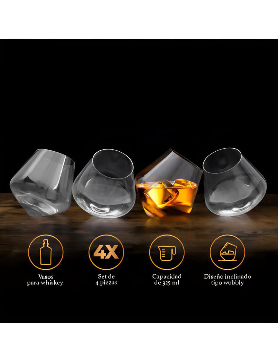Set de vasos para agua de cristal con 4 piezas 2