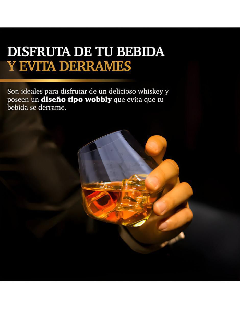 Set de vasos para agua de cristal con 4 piezas 6