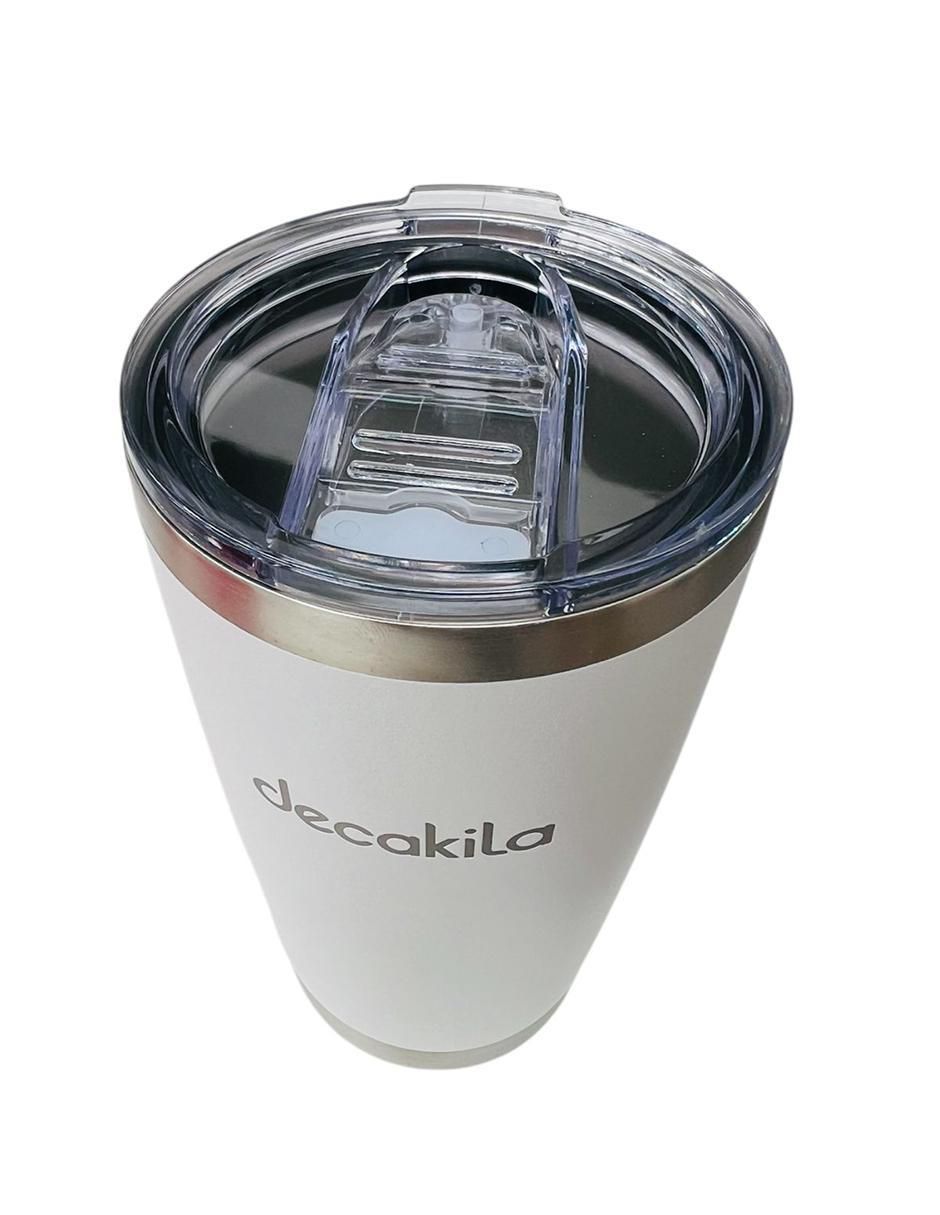 Termo de acero inoxidable Pastel con tapa doble rosca 591 ml