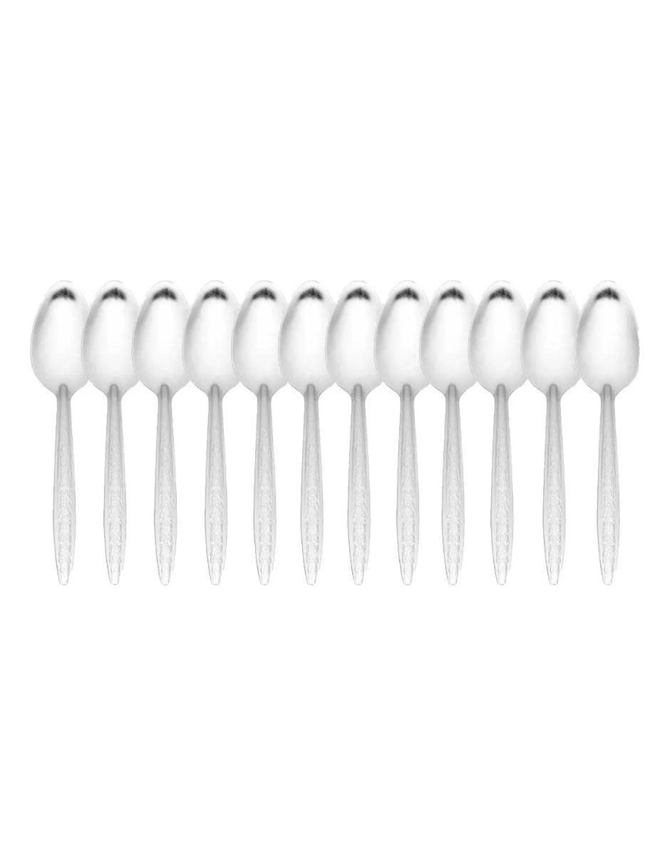 Set cubiertos laurel de acero inoxidable 12 piezas